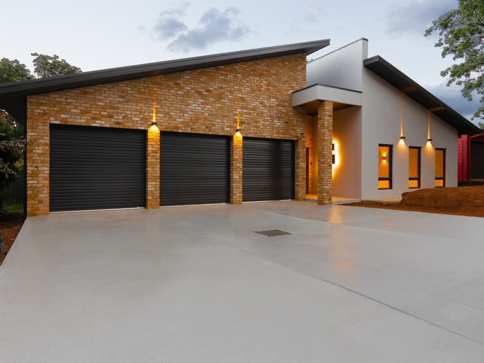 Concrete driveway installation in Oklahoma City