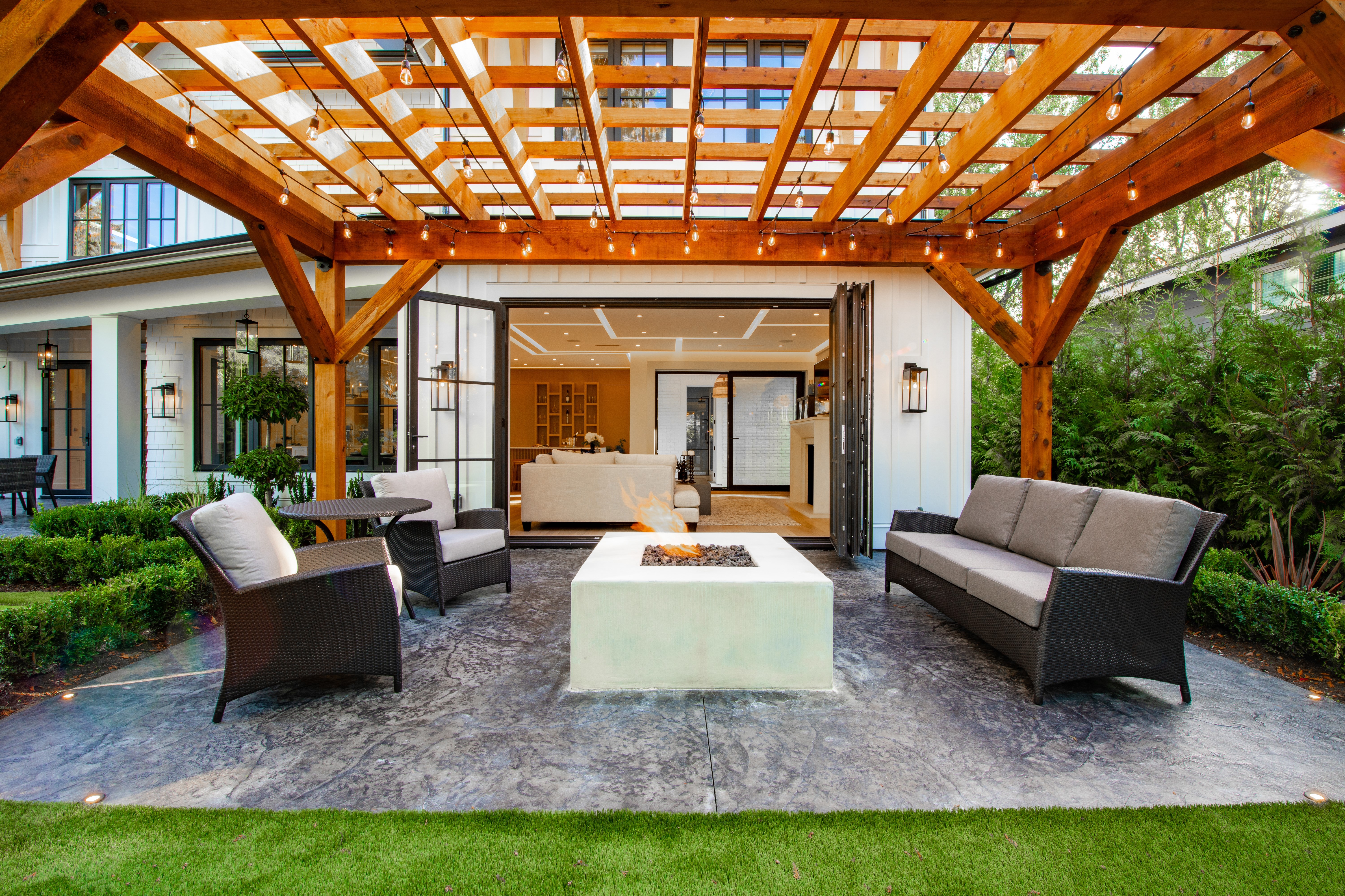 Concrete patio installation in Oklahoma City